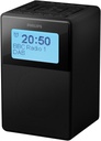 Philips Tar5100 Dab+ Fm Clock Radio Bluetooth Speaker in Black